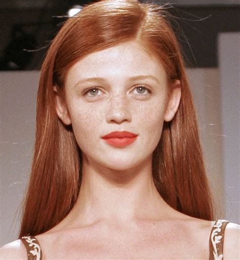 Brazillian Model Cintia Dicker Naturally Beautiful With Her Red Hair