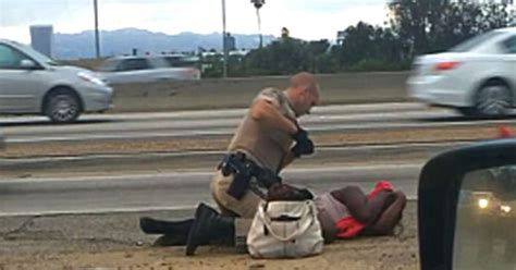 Video Of California Officer Hitting Woman Sparks Outrage Cbs News