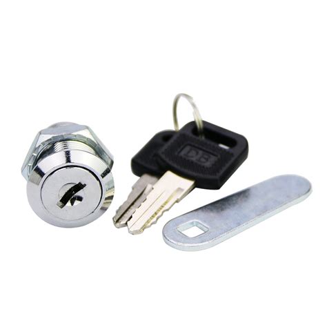 Hot Sell 2 Pcs Tubular Cam Lock Desk Drawer Lock With 2 Keys For