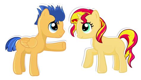 Sunset Shimmer And Flash Sentry Request By Aquasparkles On Deviantart