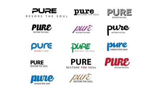 Logo Branding Logos Boarding Pass Restoration Pure Products Logo