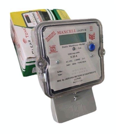 Maxcell Jaipur 30 A Lcd Static Watt Hour Meter At Rs 370 In Ahmedabad