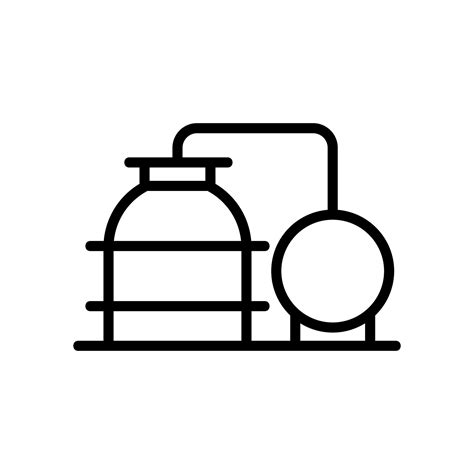 Gas Storage Icon Vector Isolated Contour Symbol Illustration Vector Art At Vecteezy