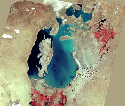 Aral Sea By Nasascience Photo Library Science Photos Photo Library