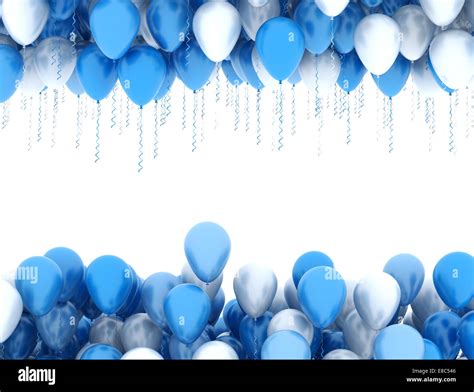 Blue Balloons Wallpaper