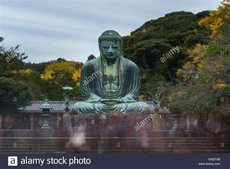 The Great Buddha Of Kamakuramonumental Outdoor Bronze Statue Of