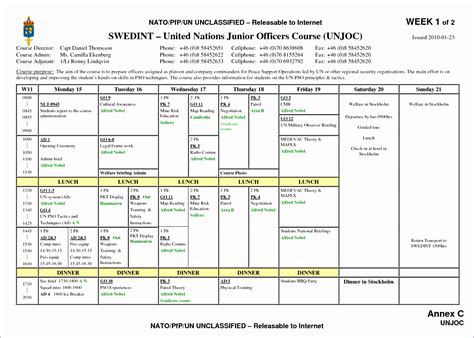 9 On Call Schedule Template Excel Excel Templates