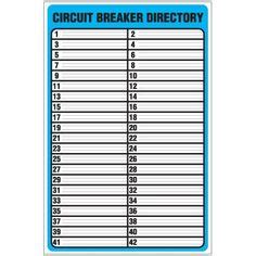 The electrical code requires breakers to be properly labeled for when you decide to sell your home. Panel Schedule Template - 3 Free Excel PDF Documents Download | Templates free | Schedule ...