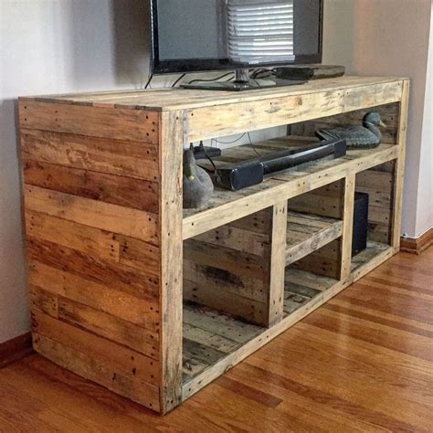 Diy Pallet Entertainment Center Plans Diy Closet Island