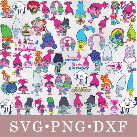 Troll Svg Troll Bundle Svg Png Dxf Svg Files For Cricut Inspire