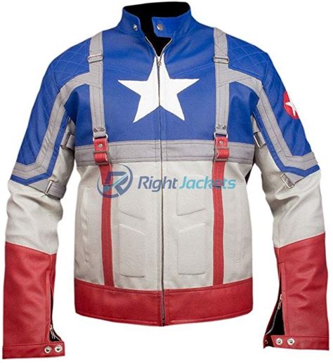 Captain America The First Avenger Blue Jacket Right Jackets