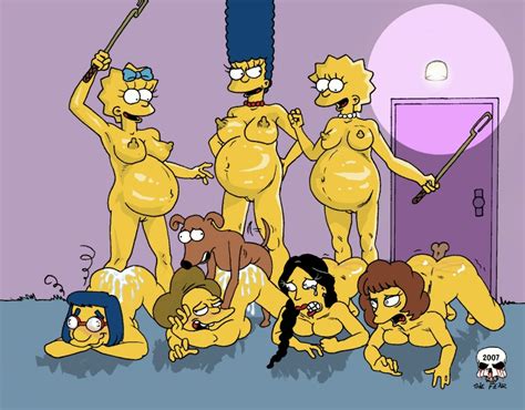 Post 112808 Ednakrabappel Lisasimpson Luannvanhouten Maggiesimpson Manjula