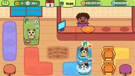 Buy things in the shops, upgrade the town shops. МОД: Много денег, Нет рекламы, Бесконечные ресурсы My Virtual Pet Shop - Android games ...