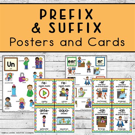 Prefix And Suffix Posters Classroom Freebies Prefixes And Suffixes My