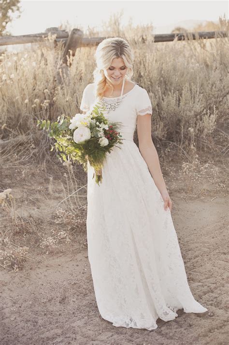 Vintage Short Sleeves Lace Wedding Dress · Sancta Sophia · Online Store Powered By Storenvy