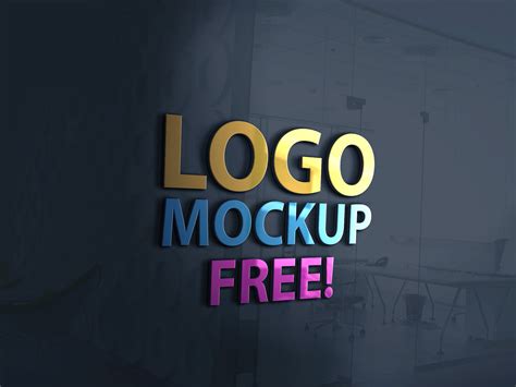 You can change the color of your logo and background. 3D Glass Logo Mockup Free - Carlos Viloria Carlos Viloria
