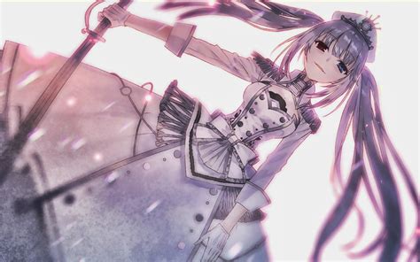 Download Wallpapers White Queen Manga Protagonist Date A Live