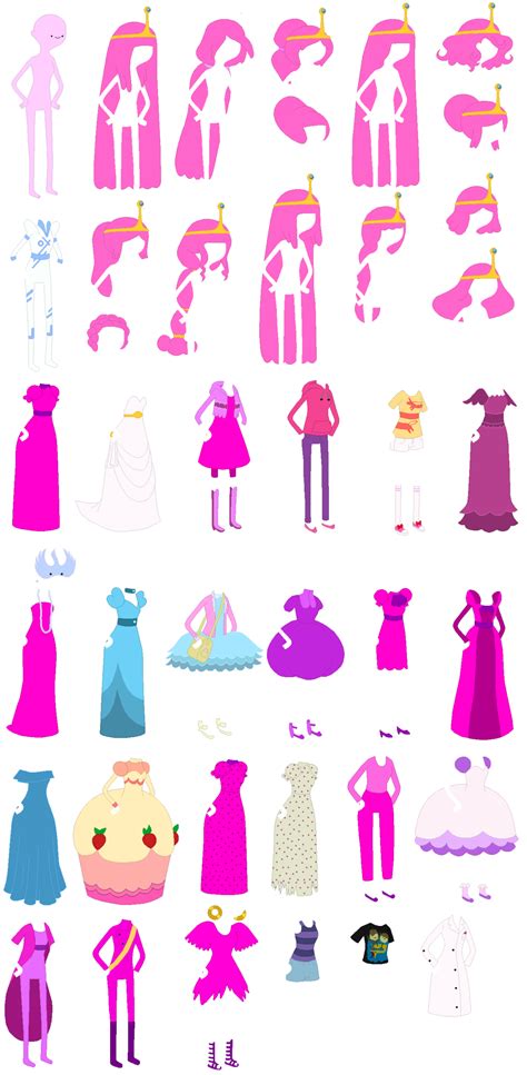 Adventure Time Princess Bubblegum Base By Selenaede On