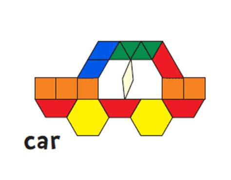 Track your child's developing knowledge of shapes track your child's developing understanding of patterns. Jessica's Pattern Block Templates