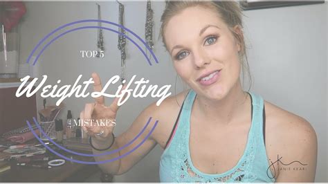 Top 5 Weight Lifting Mistakes Youtube