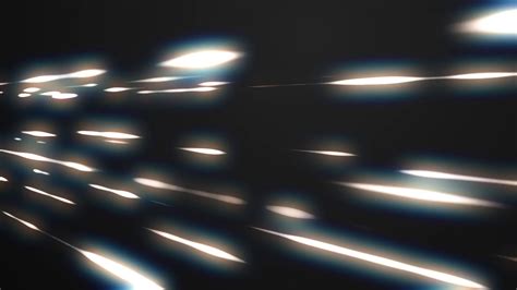 White Glowing Lights Abstract Black Background Stock Video
