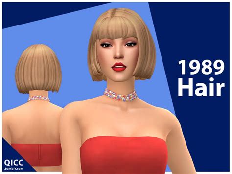 1989 Hair By Qicc The Sims Resource Sims 4 Hairs