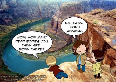 Grand Canyon Supernatural Comic Supernatural Cartoon Supernatural Funny