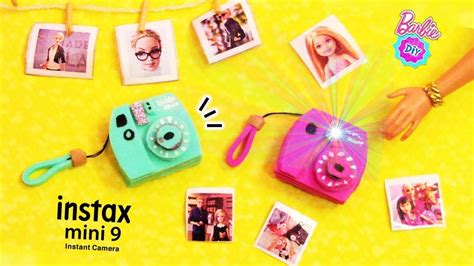 Diy How To Make A Photographic Camera For Barbie Dolls Instax Mini