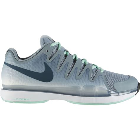 Nike Mens Zoom Vapor 9.5 Tour Tennis Shoes - Grey/Black - Tennisnuts.com