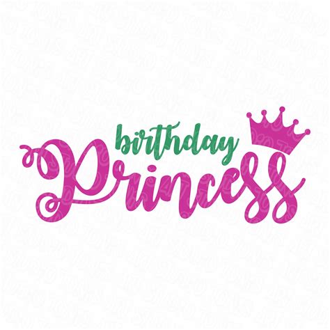 128 Princess Birthday Svg Svg Png Eps Dxf File