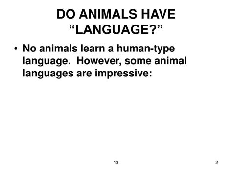 Ppt Animal Language Play Powerpoint Presentation Free Download Id