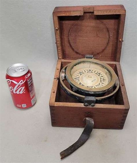 antique ritchie boston ships compass dixon s auction at crumpton
