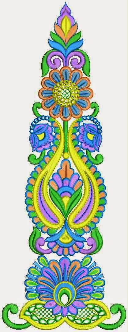 Embdesigntube Front Kali Patch Designs In Smocks Embroideries