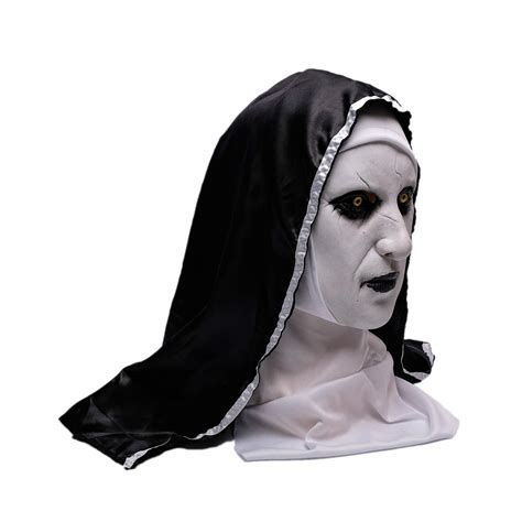 Buy Nun Scary Latex Mask Halloween Party Scary Full Head Costume Mask