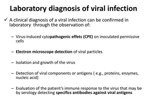 Ppt Means Of Viral Infection Diagnosis Powerpoint Presentation Free