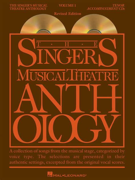 The Singers Musical Theatre Anthology Volume 1 Revised Tenor