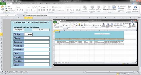 ¿cómo Crear Formulario En Excel Para Ingresar Datos Ejemplo Mira