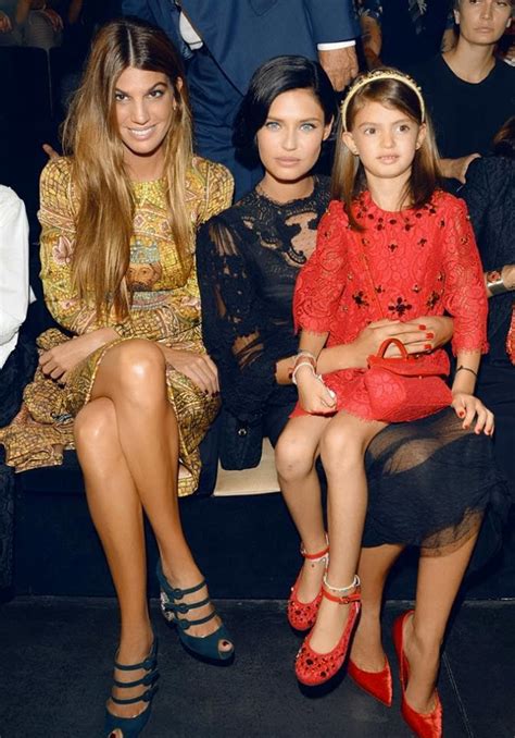 Bianca Balti With Her Beautiful Daughter Matilde On Dolce And Gabbana