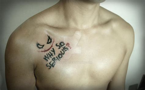 Why So Serious Joker Tattoo By Brucelhh On Deviantart