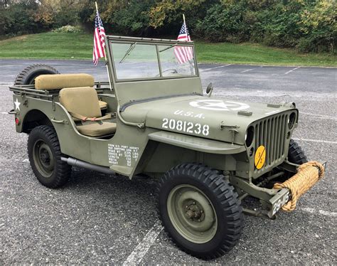 1942 Willys Military Jeep Connors Motorcar Company