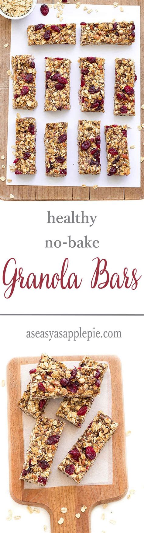 A while back, we shared a cooking failure. Healthy No-Bake Granola Bars | Recipe | No bake granola ...