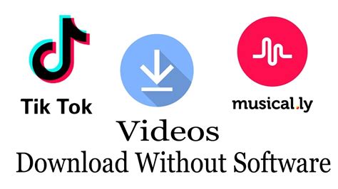 Tik Tok Musically Video Download Without Software Youtube