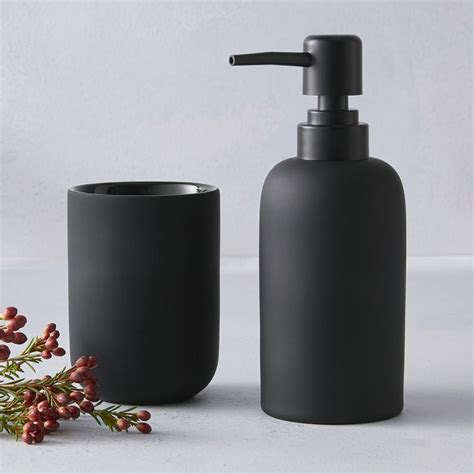 Shop bathroom vanities & vanity tops top brands at lowe's canada online store. Matte Black Soap Dispenser | Matte black bathroom ...