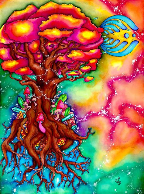 Trippy Tree Painting By Brook Nelson Fine Art America