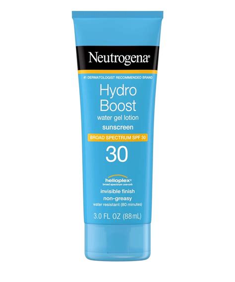 Neutrogena Hydro Boost Water Gel Lotion Sunscreen Spf 30 Best