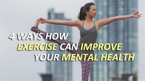 4 Ways How Exercise Can Improve Your Mental Health
