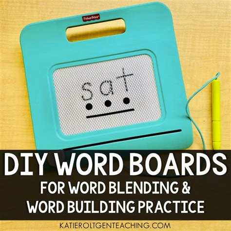 Word Blending Boards An Easy Diy Teaching Tool Katie Roltgen Teaching