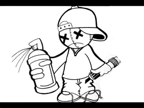 Sell custom creations to people who love your style. How to draw a cool graffiti character - YouTube