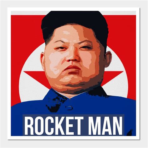 Kim Jong Un Rocket Man By Gennarolettiere In 2022 Art Prints Man Art