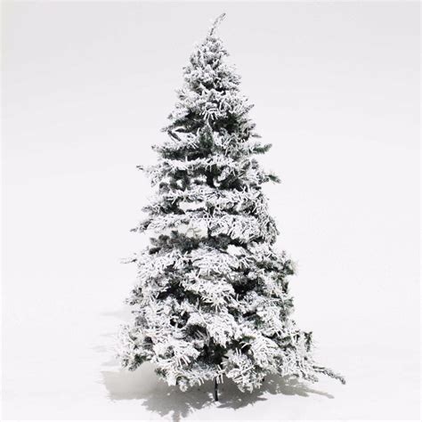 Snowy Illuminated Christmas Tree